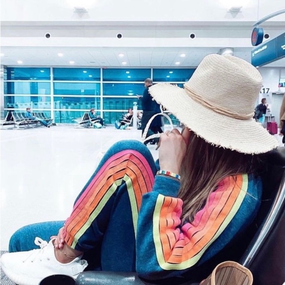 Aviator Nation Bolt Embroidery Classic Cropped Crew Sweatshirt - Picture 10 of 17